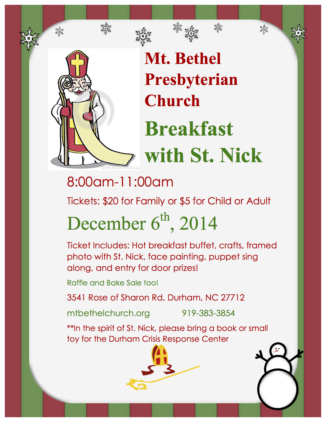 St. Nick flyer