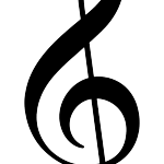 Image of a treble clef